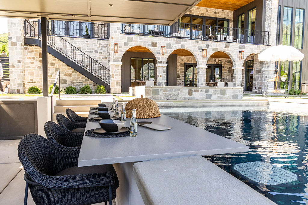 Alpine Oasis Backyard