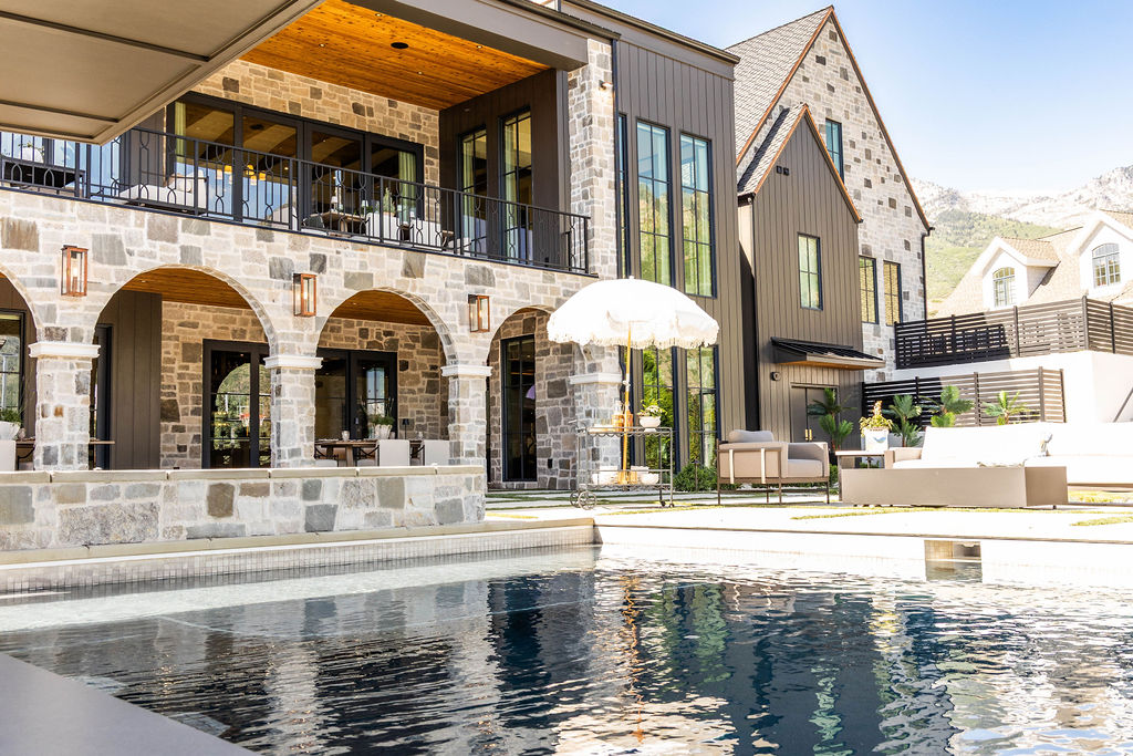 Alpine Oasis Backyard