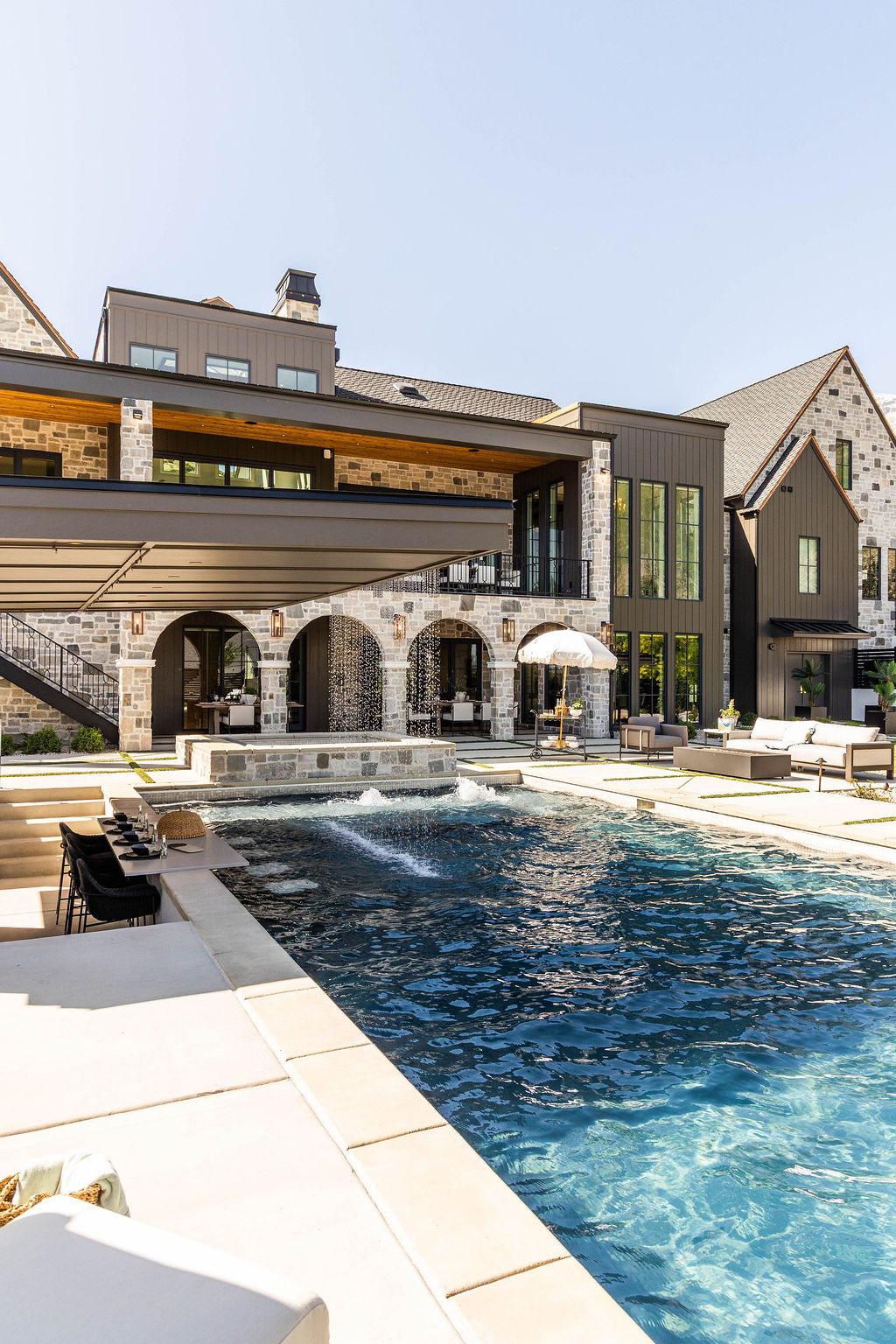 Alpine Oasis Backyard