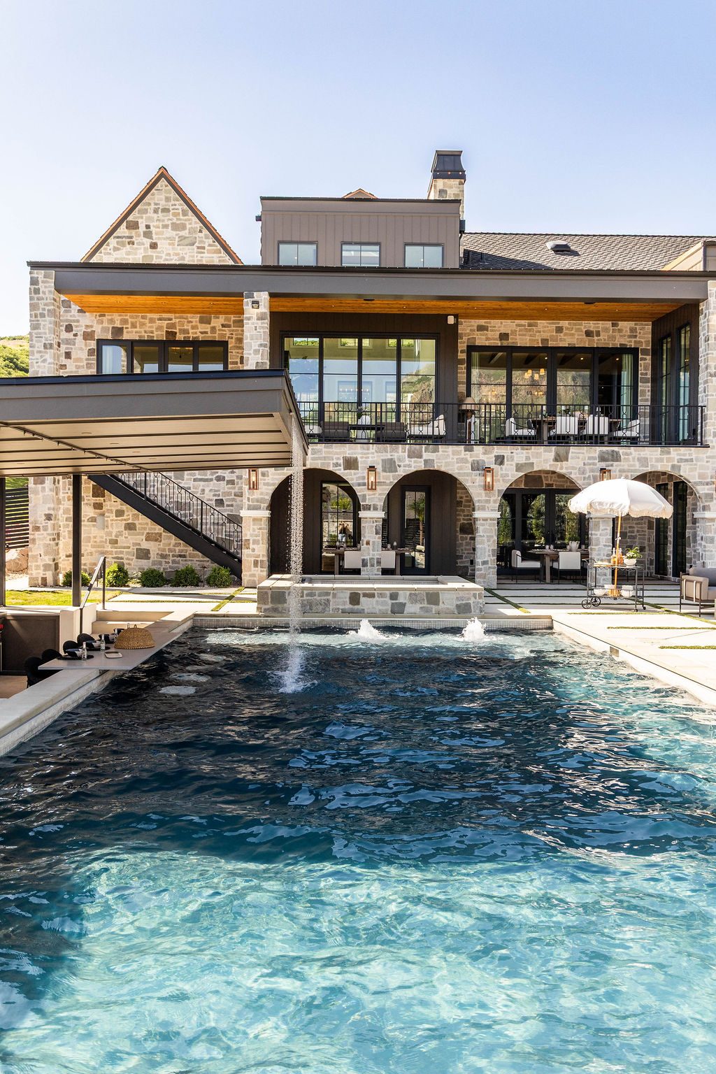 Alpine Oasis Backyard