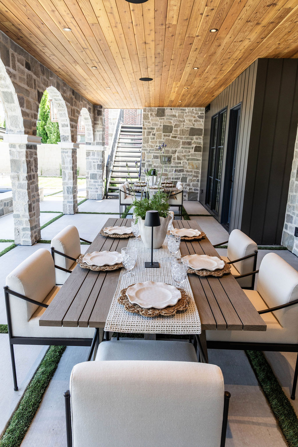 Alpine Oasis Backyard