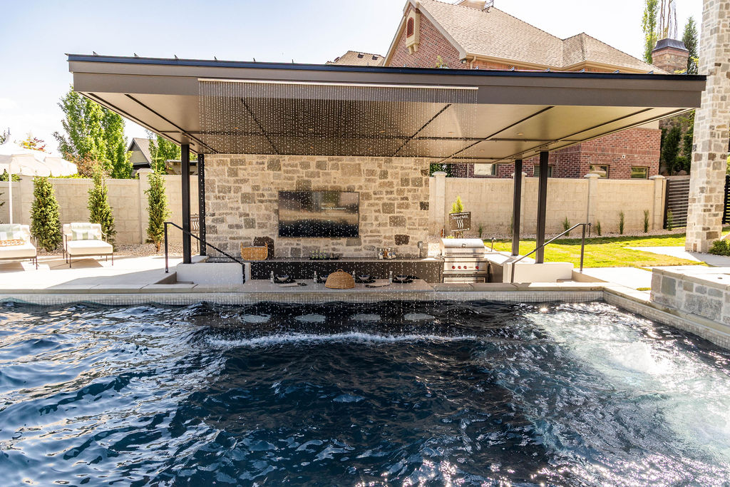 Alpine Oasis Backyard