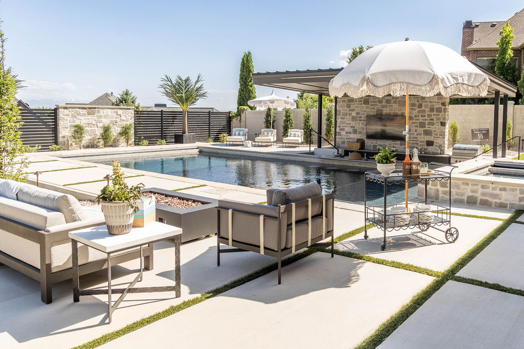 Alpine Oasis Backyard