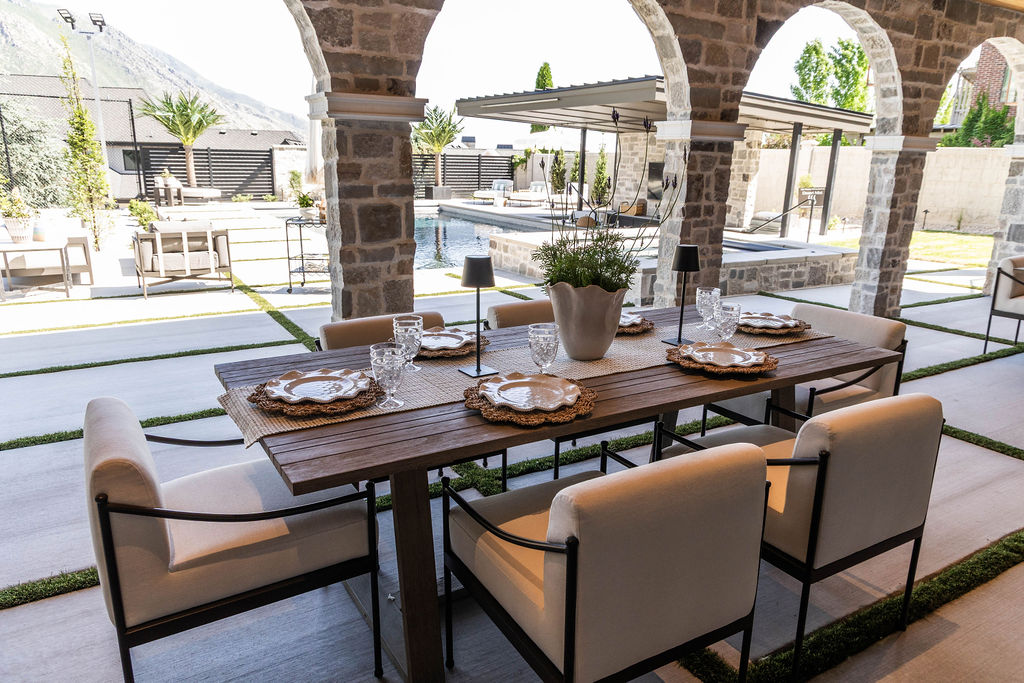 Alpine Oasis Backyard