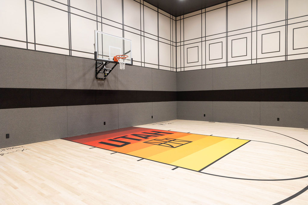 Room With A View home basketball court