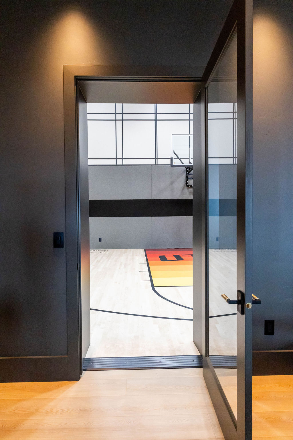 Room With A View home basketball court