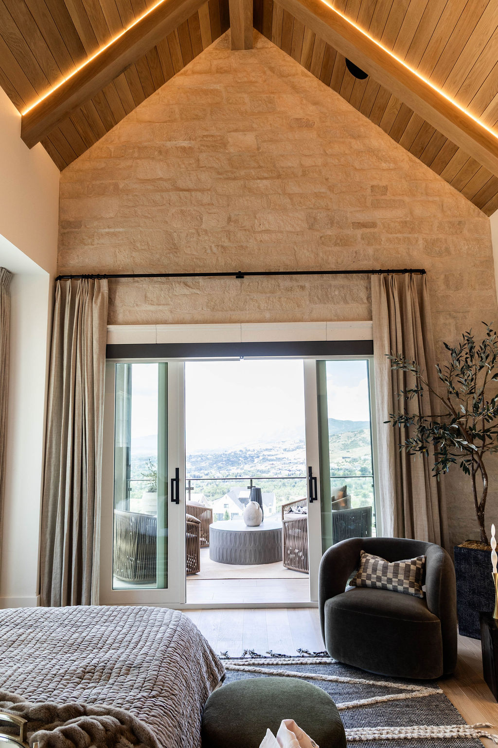 Room With A View home primary bedroom